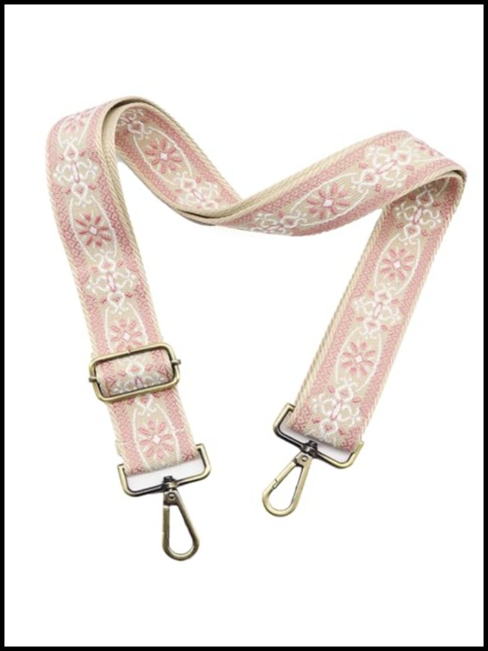 Adjustable Crossbody Purse Strap Canvas Bag Replacement 30-55 in 1.5 in Wide